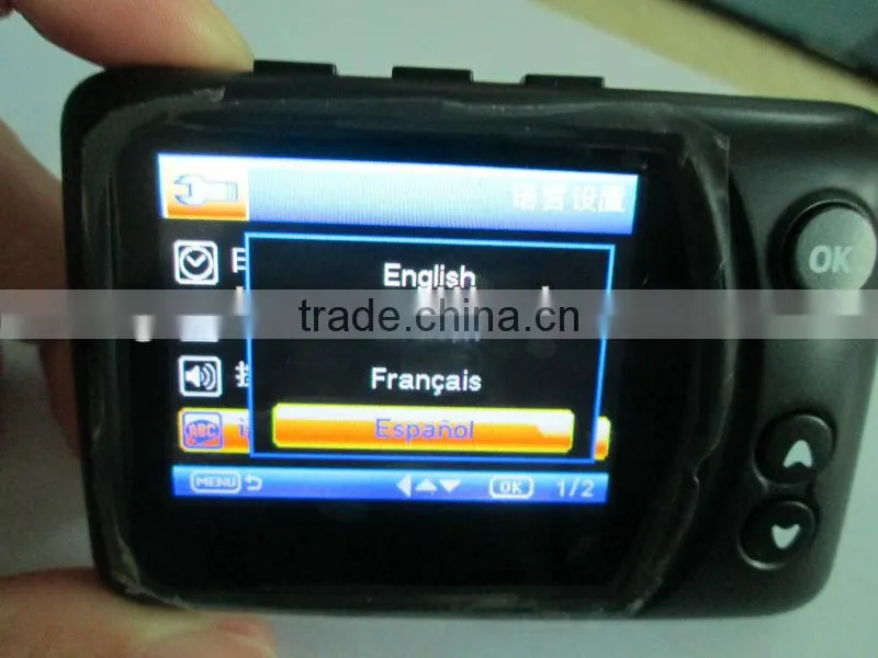 Digital recorder Night version traffic video recorder with 2.0" TFT LCD