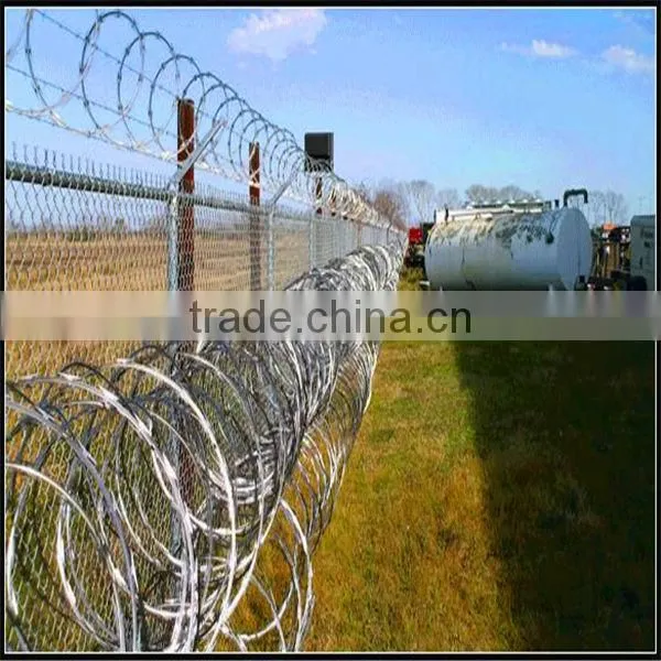 2015 Spring Canton Fair 14.4D29 Hot Dip Galvanized concertina razor wire, blade BTO-22 30 CBT-60 65,barbed wire ISO9001
