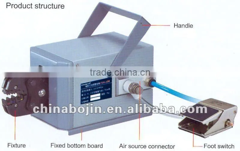 Pneumatic Type Terminal Crimping Machine BJ-602E