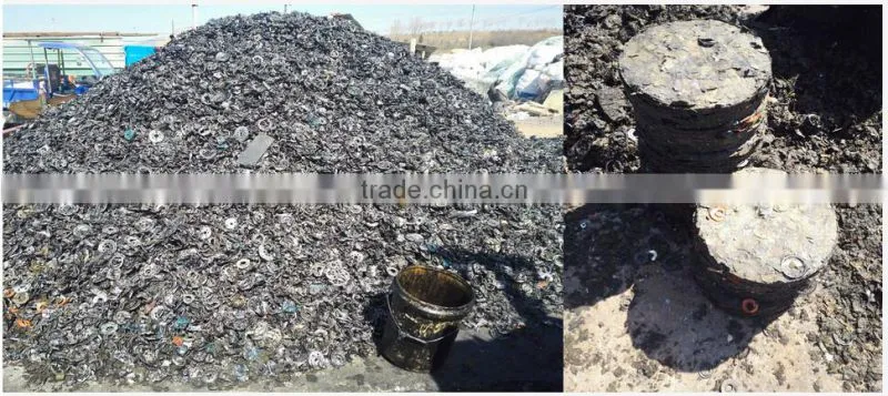 henan seller hammer type vehicle oil filter crushing equipment for recycling