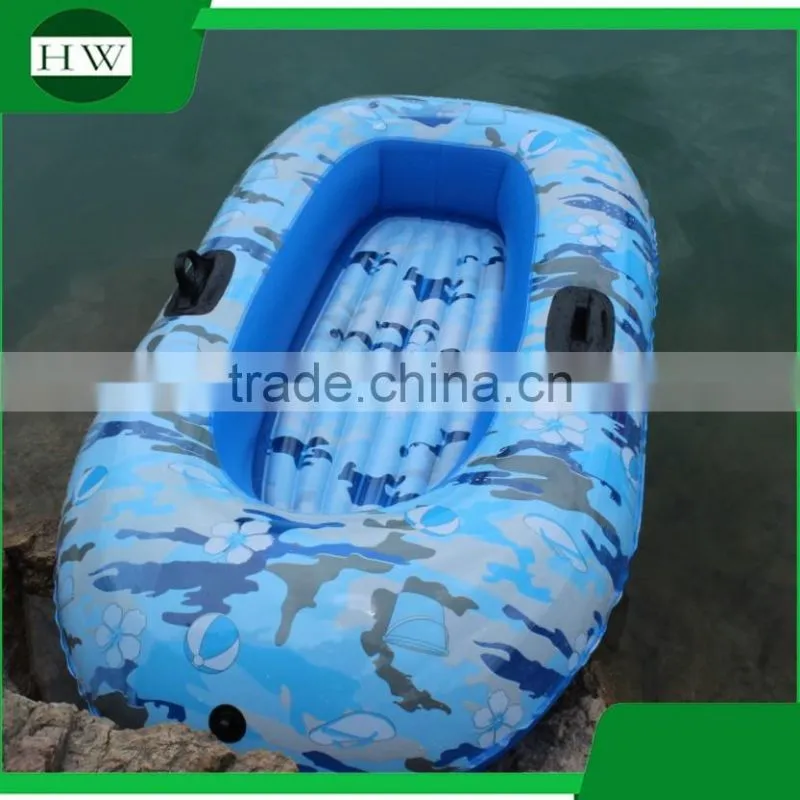 eco-friendly children kids camouflage inflatable kayak canoe boat water toy tool