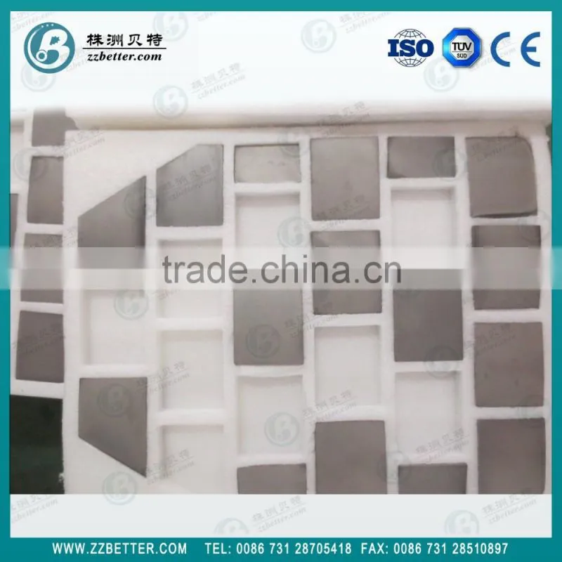 B4C bulletproof ceramic tile boron carbide bulletproof protection inserts
