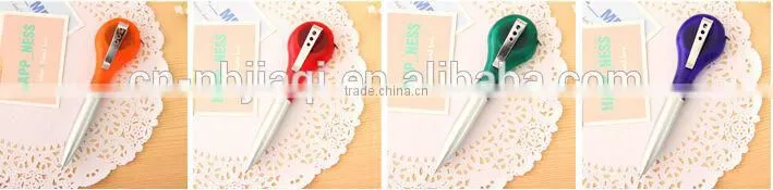 Multi-functional tapeline ball pen with metal clip