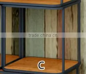 multi function country design freestanding antique furniture shelf