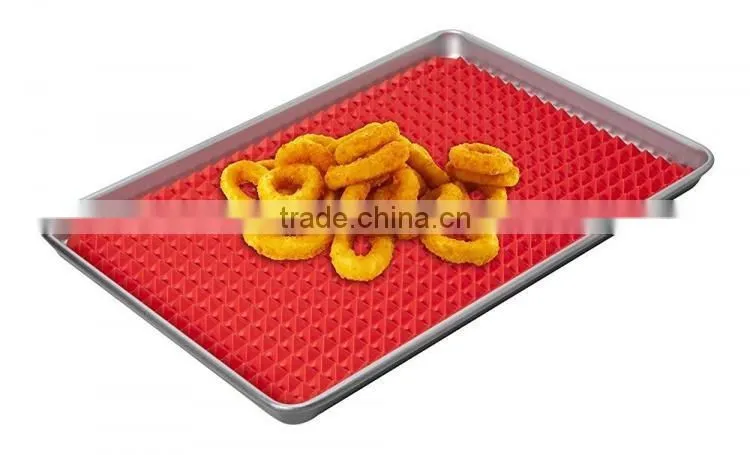 Pyramid Pan Fat Reducing Silicone Cooking Mat