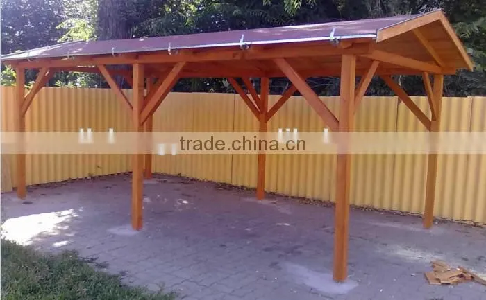 Wooden Motorized Pergola Awnings
