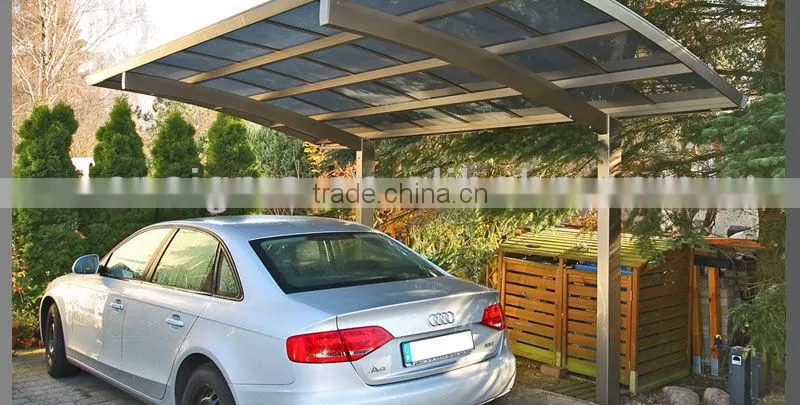 2017 Sigma aluminum frame sheet metal carport with arched roof