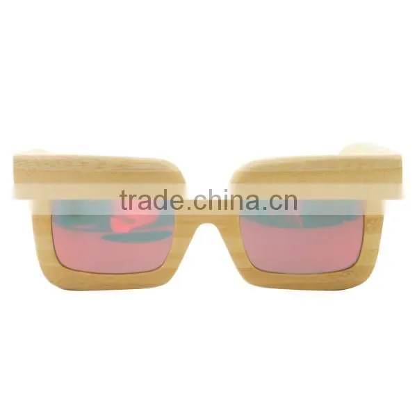 China Factory OEM Wood Eyewear Party Wooden Sunglasses