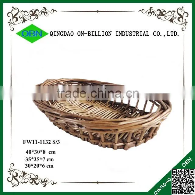 Trade Assurance wicker woven bread basket