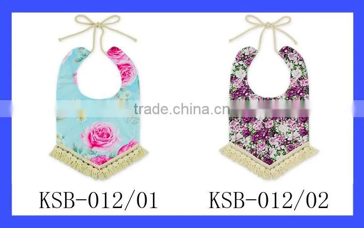Boho Baby Fringe Tassel Bib Drool Teething Dress Up Gift for New Mom Fashionable Bib