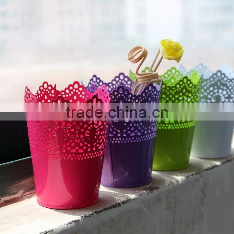 Eco-friendly Toy bucket/Metal Small garden pot/ Zinc Flower Planter