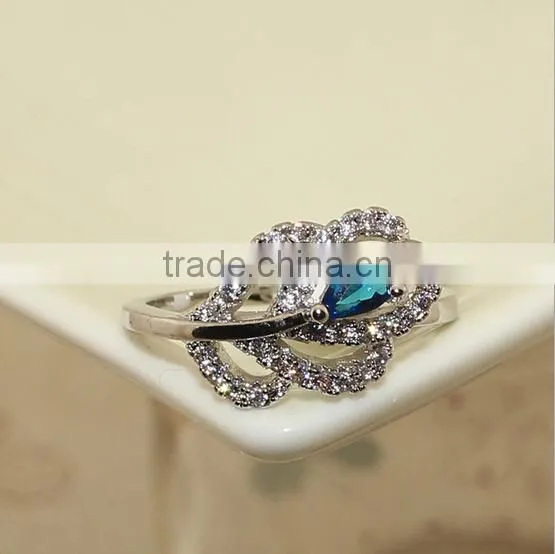 Japan &Korea bowknot pearl Diamonds Rings