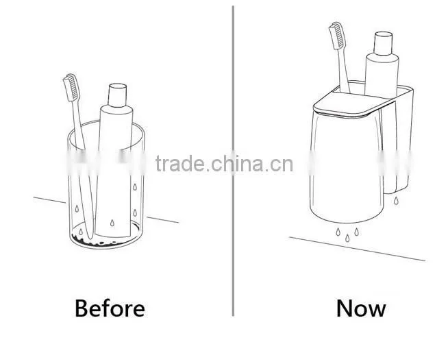 Good Quality Bathroom Products SuctionCup Toothbrush Holder Wholesale