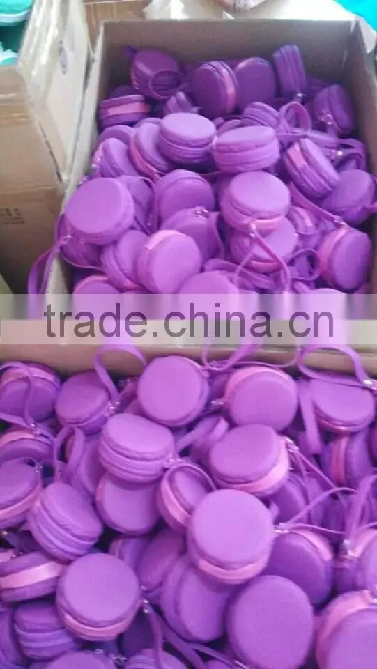 2015silicone Macaron wallet Hot-selling fashionable silicone money pouch and silicon wallet