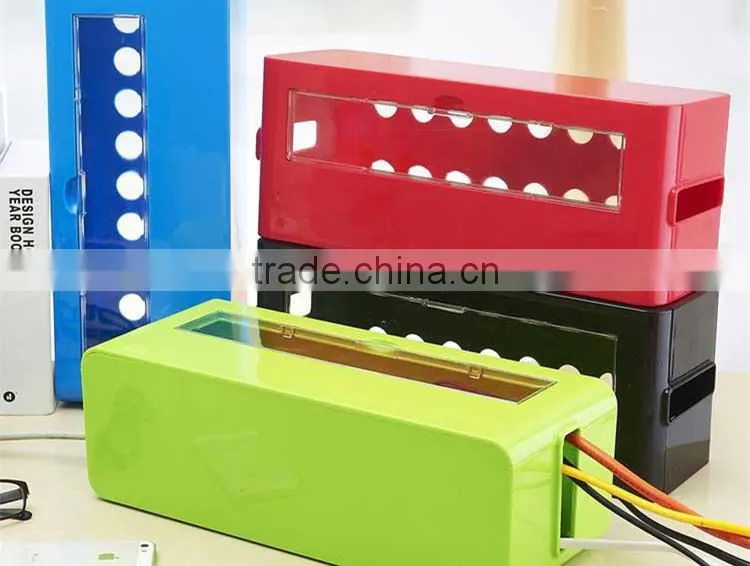 Multi Power Plug Socket Anti-dust Storage Box Cable/Wire/Cord Organizer Box