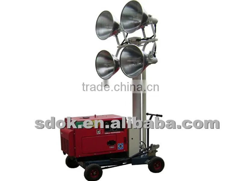 2015 Factory supply light tower,tower crane light,mobile light tower
