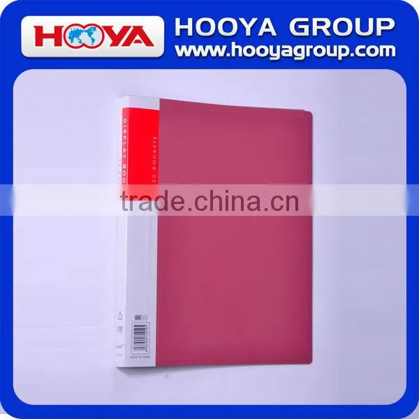 promotional cheap stationery wholesale plastic clear book