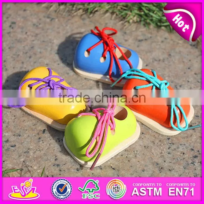 2015 Kids Educational easy knit wool toy,DIY Knitting Wool Funny Soft toy,Wholesale Novelty wool Wooden knit wool toy W11E042