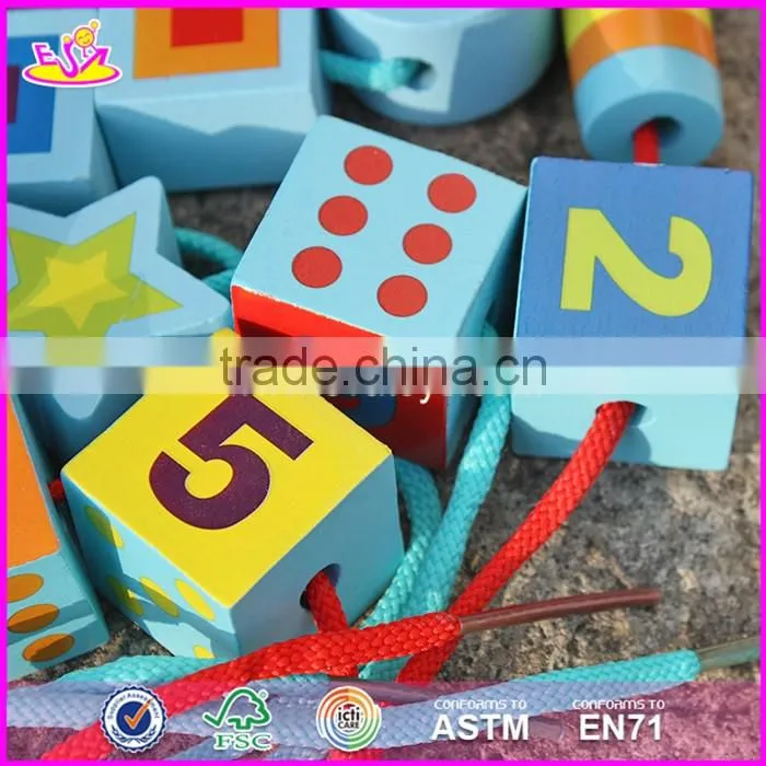 2017 Funny educational toys wooden toddler games W11E065-S