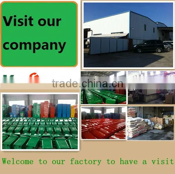 120L Wheelie Outdoor Industrial Plastic Waste Can
