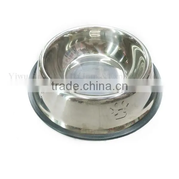Custom Logo Stainless Steel Dog Food Bowl