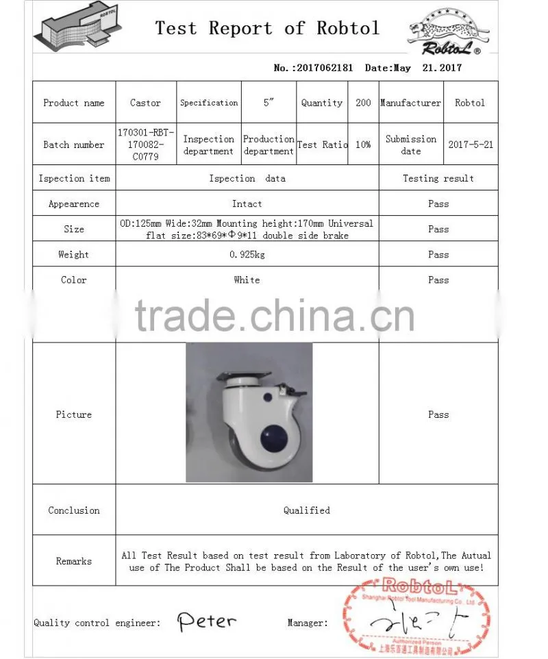 mute universal drive hospital medical caster bed chair wheelchair castor wheel fixed swivel brake rubber nylon pu tpr pp