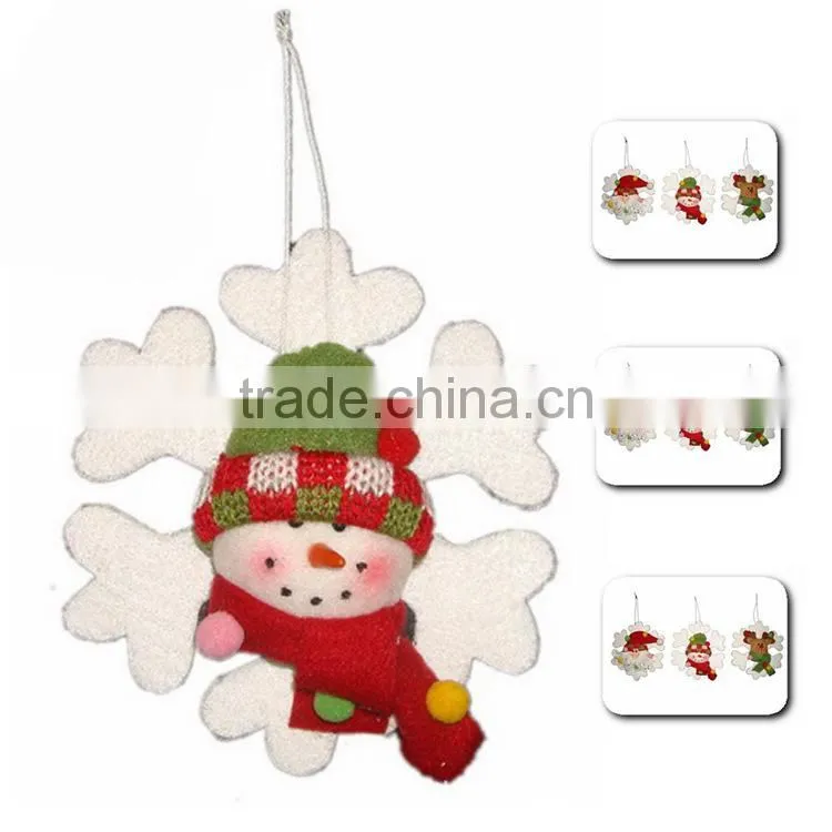 Fashion Christmas Snowman Deer Snowflakes Christmas Tree Ornament Cheap Christmas Tree Decoration