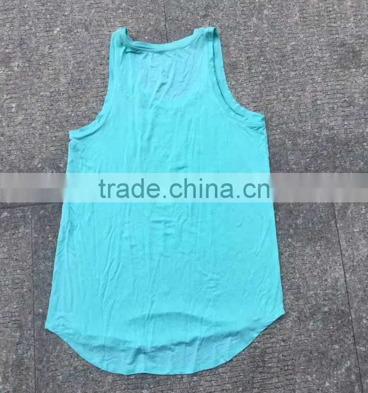 Ladies china stock apparel cotton gym tank top