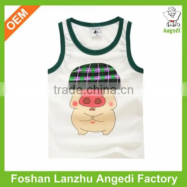 Top quality wholesale kids cotton vest for baby