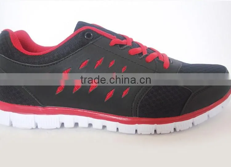 EVA outsole international black color good men's shoes made in china
