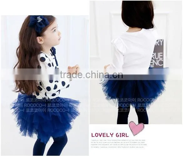 new autumn girls clothing sets baby girls long sleeve polka dots t shirts+skirts-legging baby girls outfits