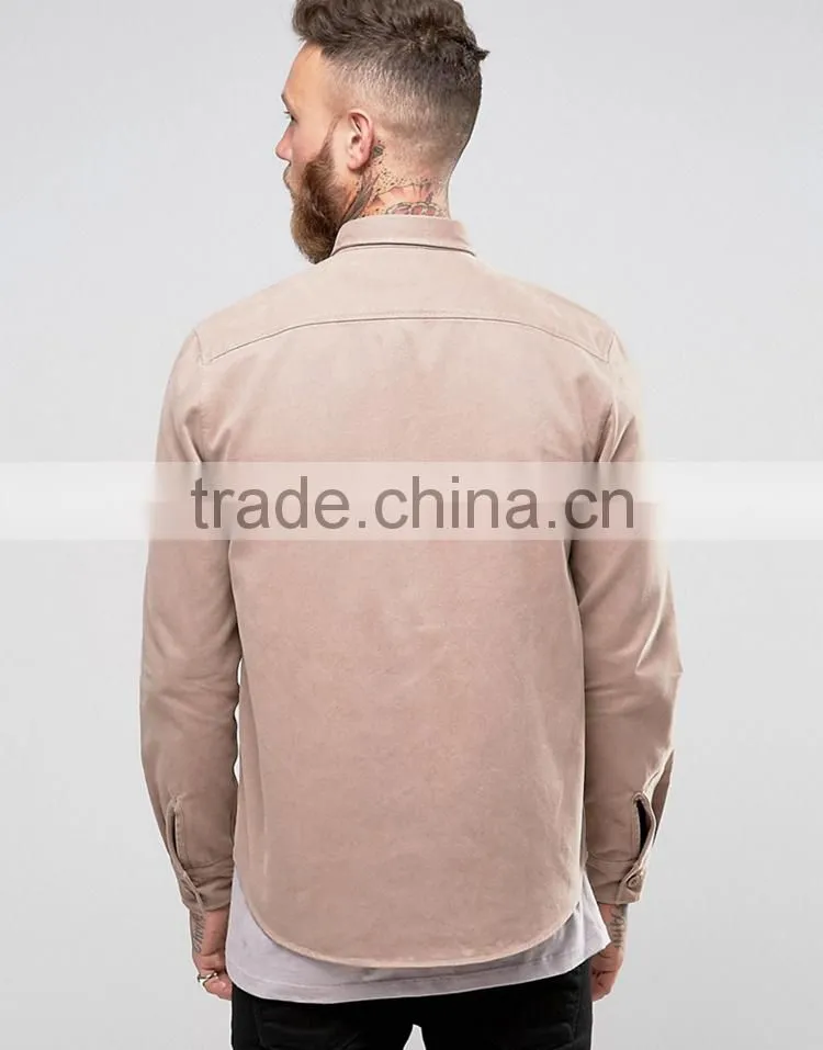 2017 newest arrival customized colors size t shirt style light pink men plain sports jacket with button and two quare pocket