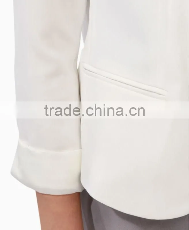 Open Shawl Lapel Blazer