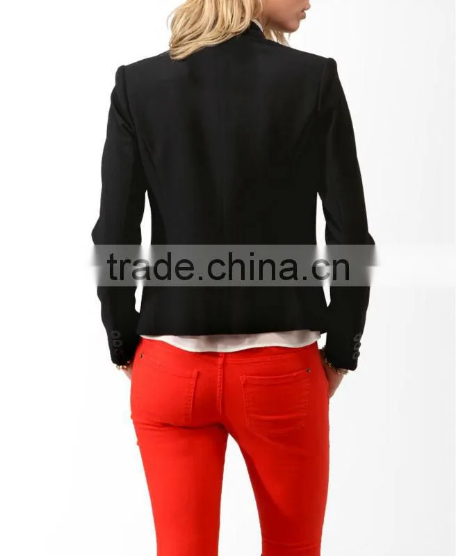 Sequined Reversed Lapel Blazer