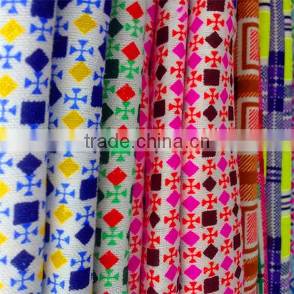 REACTIVE PRINTED 24*13 40*44 BRUSHED PRINTED COTTON FABRIC