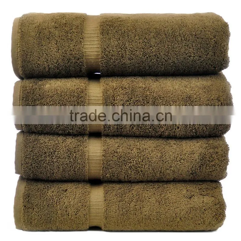 Wholesale 16S Combed 100% Cotton White Plain Hotel Bath Towel for 5 Star Hotel