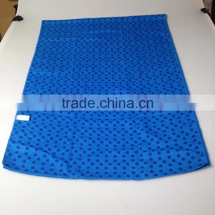 Towel yoga mat fabrics yoga towel gymnastics with mesh bag