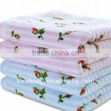 100% cotton 70*140cm terry beach towel with active printi