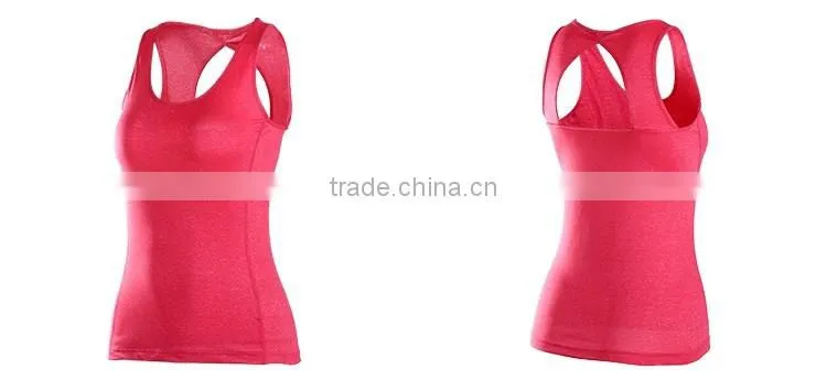 Womens Open Back Running Tights Tank Tops Activewear Yoga Vest
