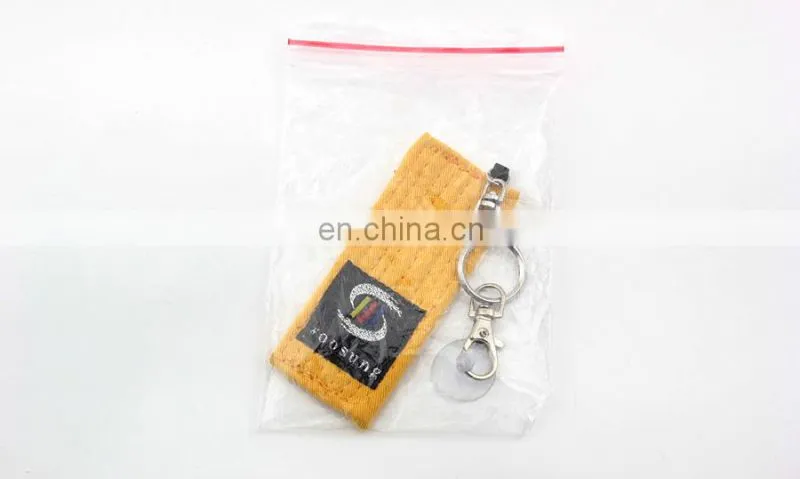 Fashion wholesale martial arts taekwondo/karate/bjj mini belt key chains accessory,taekwondo equipment