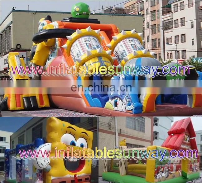 crayon land inflatable combo games for kids or for event