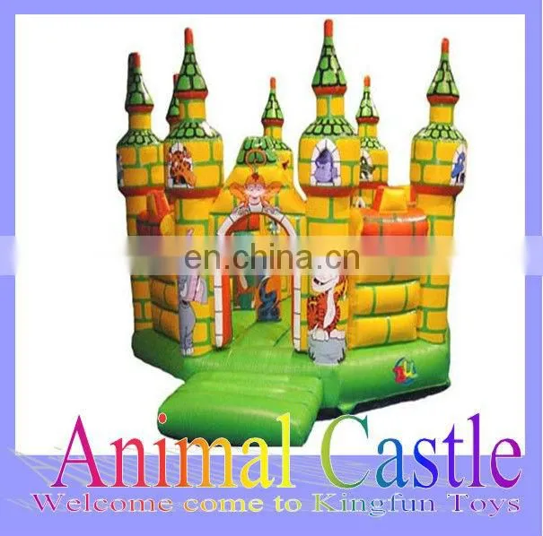Giant train inflatable obstacle course for kdis/adult