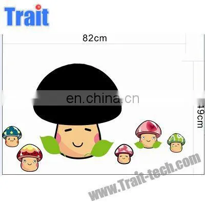 Cute Mushroom Wholesaler Chalkboard Vinyl Labels Blackboard PVC Wall Decal Sticker Removable