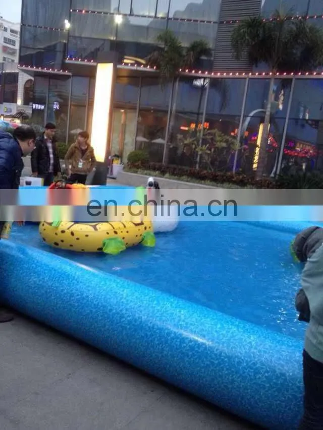 Inflatable pool with bumper boats/ bumper boat with water pool/ water pool