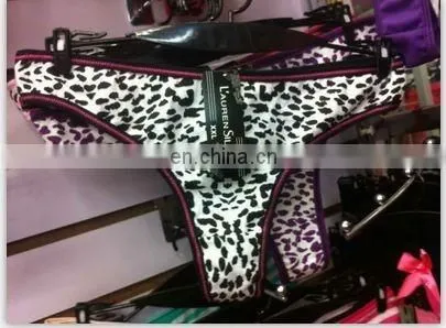 hot sell new design zebra young girl cotton panty