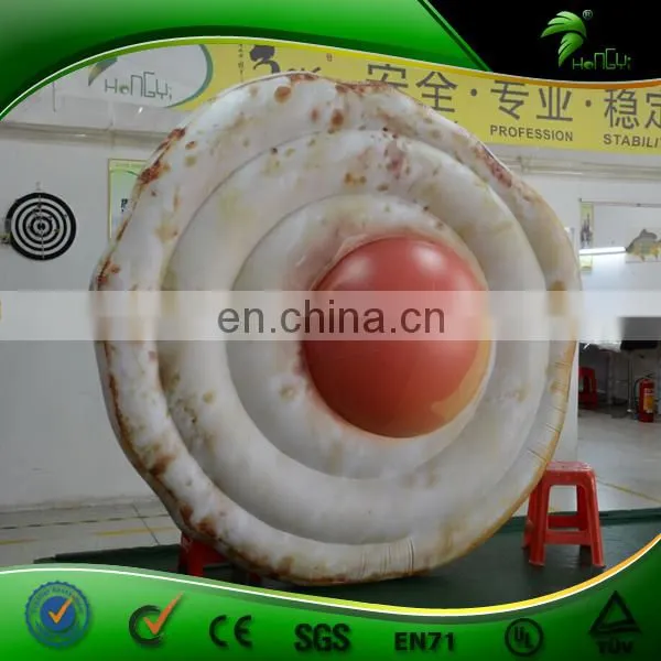 Customied Promotion Events Decorations Inflatable Fried Egg Balloon Type Replica Shape Egg