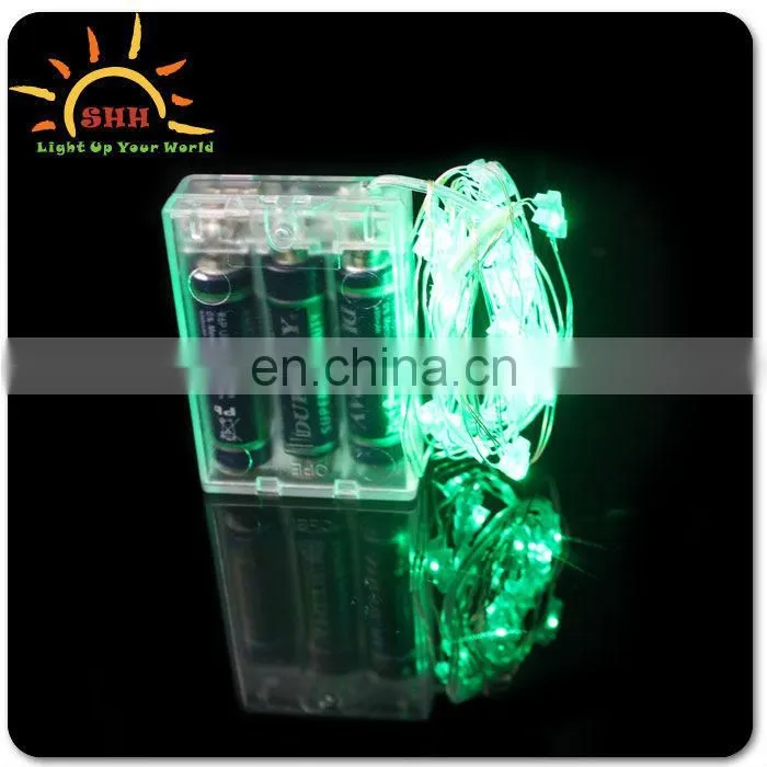 Snowflake battery operated light up led string lights with different shape