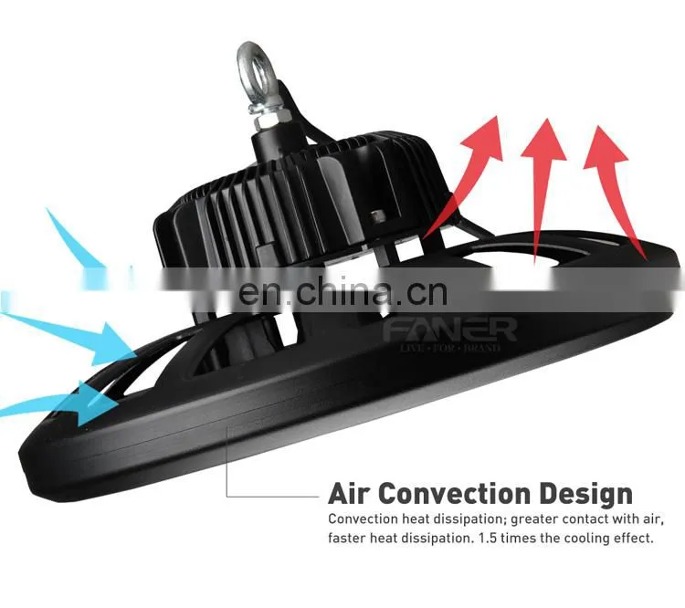 High quality industrial IP65 waterproof CE RoHS BIS approved 200w 150w UFO high bay light