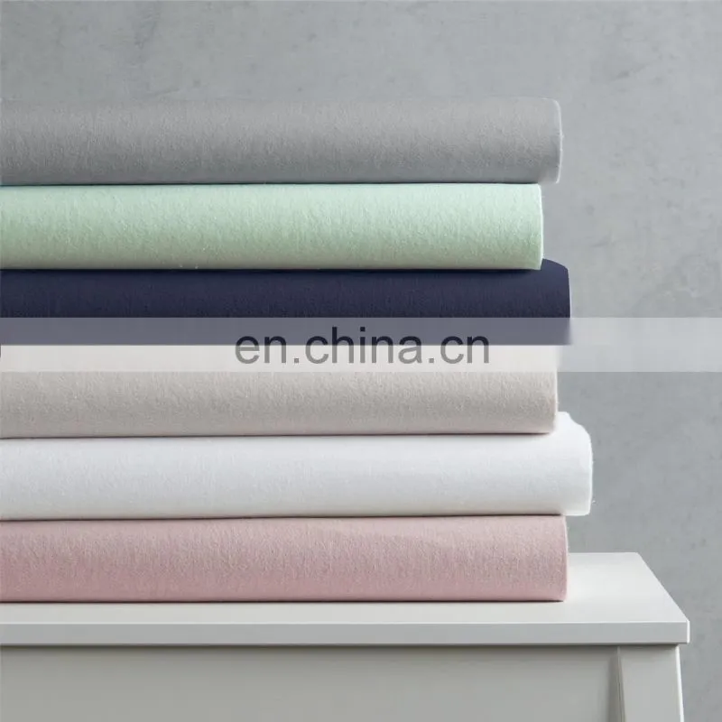 Manufacturer wholesales 100% polyester brushed peach skin fabric for pillow