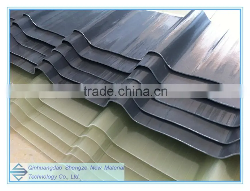 FRP daylight roof /continuous technique advanced plane skylight/corrugated plane skylight